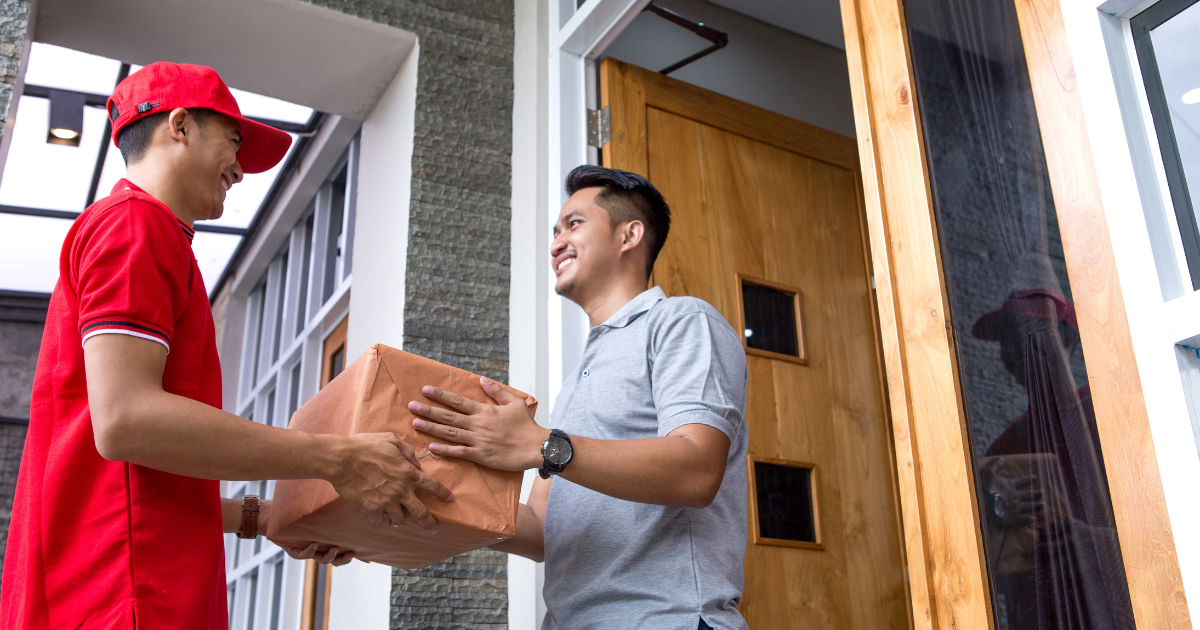 จัดส่งพัสดุถึงที่อยู่